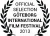 Official Selection Göteborg International Film Festival 2013