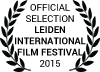 Official Selection Leiden International Film Festival 2015